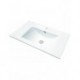 Blanco 7,5", Lavabo en porcelaine semi-encastré