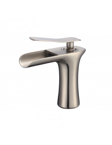 Juma, Brushed chrome basin faucet