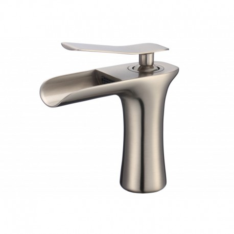 Juma, Brushed chrome basin faucet