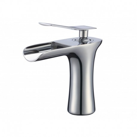 Juma, Polished chrome basin faucet