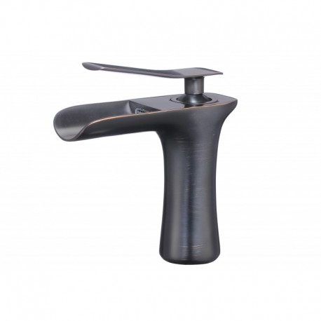 Juma, Brushed bronze basin faucet