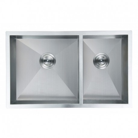 Cantina 32 "70/30 Undermount, Stainless Steel Kitchen Sink