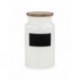 Large storage jar with chalk label