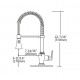 Odall, chrome finish kitchen faucet