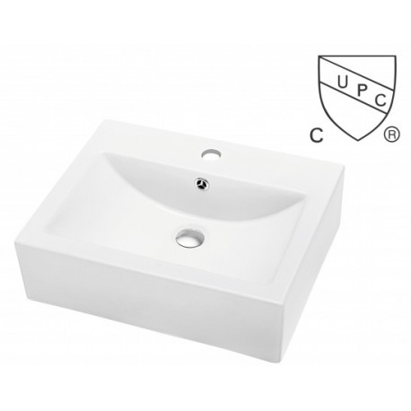 Fidji 20.5", Lavabo en porcelaine