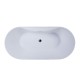 Osiris Freestanding bath 67", mat black Finish