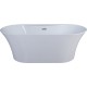 Osiris Freestanding bath 67", mat black Finish