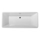 Osiris Freestanding bath 67", mat black Finish