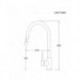 Kidall, brushed nickel kitchen faucet