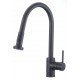 Vodos, kitchen faucet with matte black finish