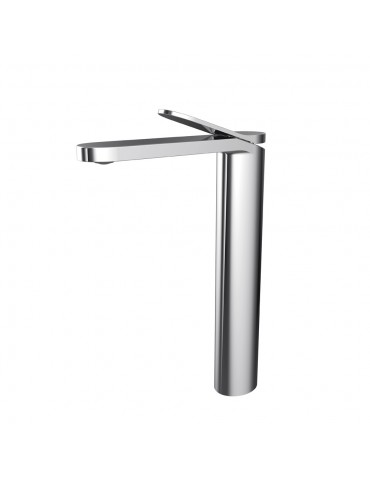 Miggue, polished chrome wash basin faucet