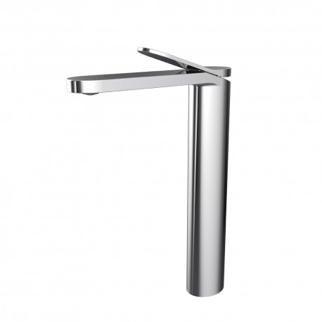 Miggue, polished chrome wash basin faucet