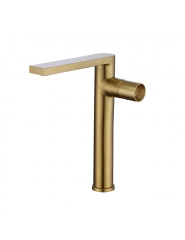 Otso, brushed gold basin faucet