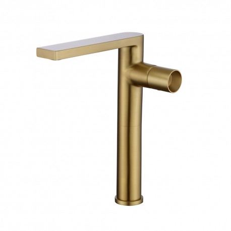 Otso, brushed gold basin faucet