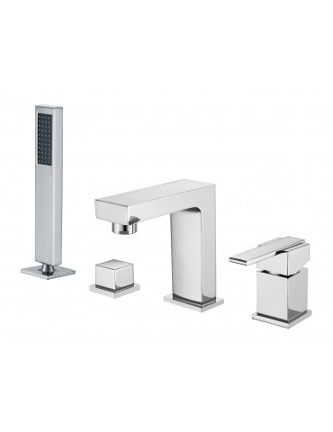 Ares, Polished chrome bath faucet