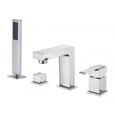 Ares, Polished chrome bath faucet