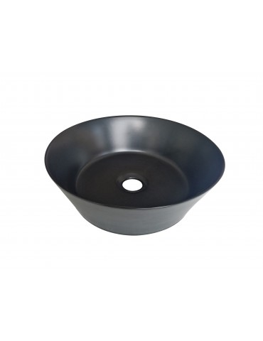 Lombok noir mat, Lavabo de porcelaine