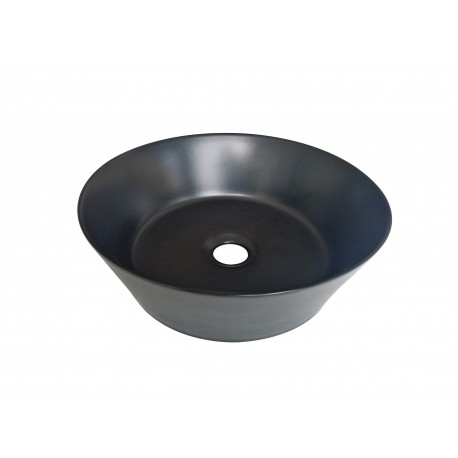 Lombok noir mat, Lavabo de porcelaine