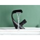 Kaa, matte black sink faucet