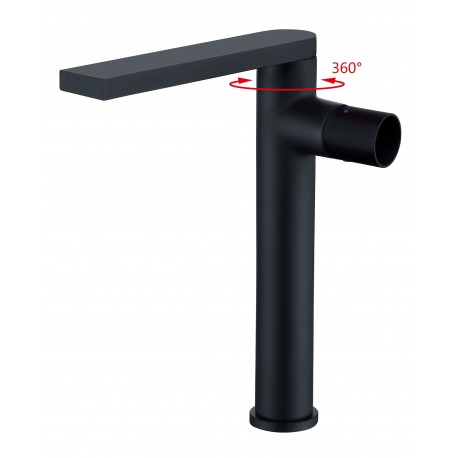 Otso, matte black basin faucet