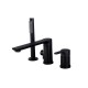 Hades, matt black bath faucet