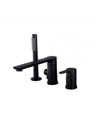 Hades, matt black bath faucet