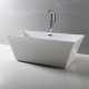 Osiris Freestanding bath 67", mat black Finish