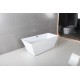 Osiris Freestanding bath 67", mat black Finish