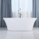 Osiris Freestanding bath 67", mat black Finish