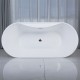 Osiris Freestanding bath 67", mat black Finish