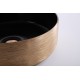 Epona 14", Round Basin with black and gold finish