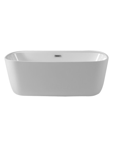 Volos black 59", freestanding bathtub