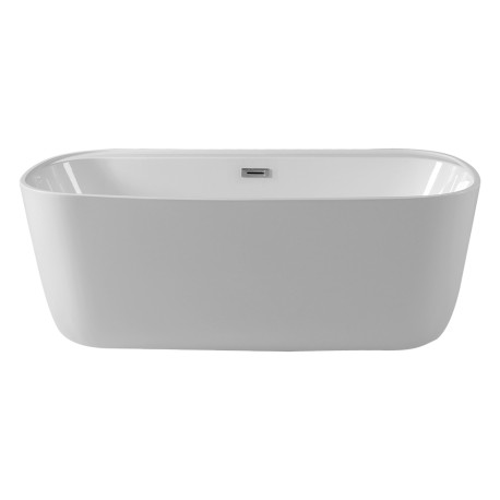 Volos black 59", freestanding bathtub