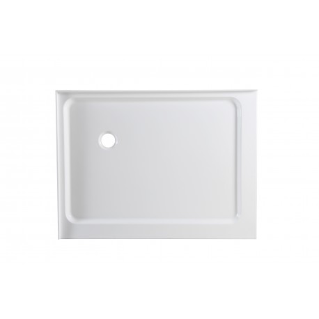 Amos shower tray 48×36”, Drain at 12×12”, left corner