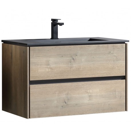 Bali 35.5 '' Mo Oak, Floating vanity