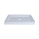 Apollon 48 x 36" Right, shower tray drain in the middle