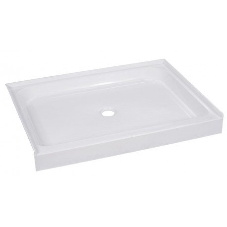 Apollon 48 × 36”, alcove shower base with center drain