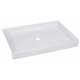 Apollon 48 × 32” base de douche pour alcôve, drain central