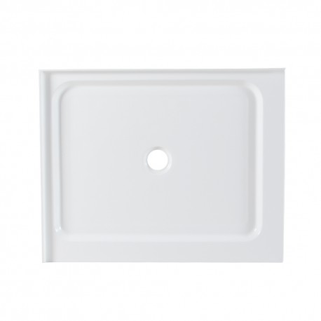 Leda 40*32" left, shower base drain in the middle