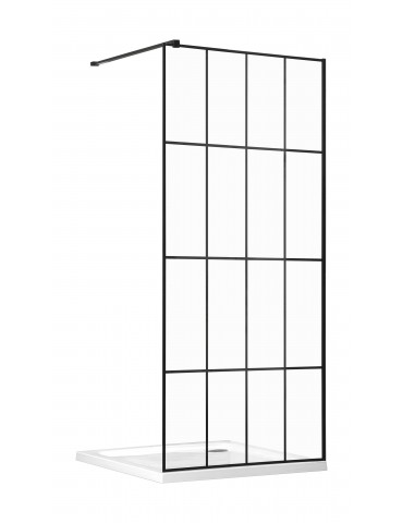 Alyza , Italien style Shower black 36''