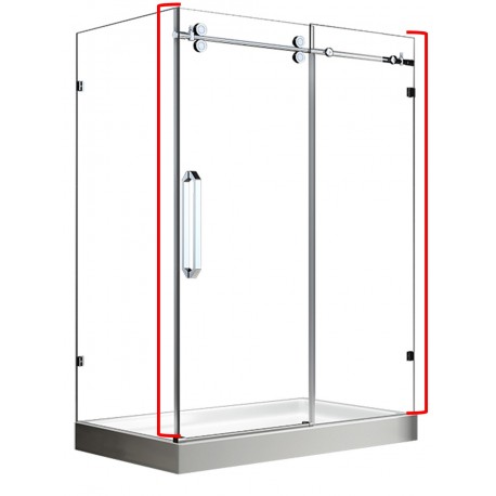 Apollon- shower door 48"