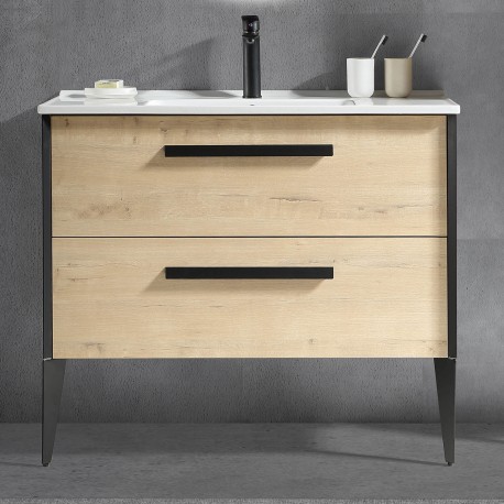 Helsinki 39.5 " vick oak, Freestanding vanity