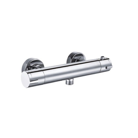 Thermostatic shower mixer chrome