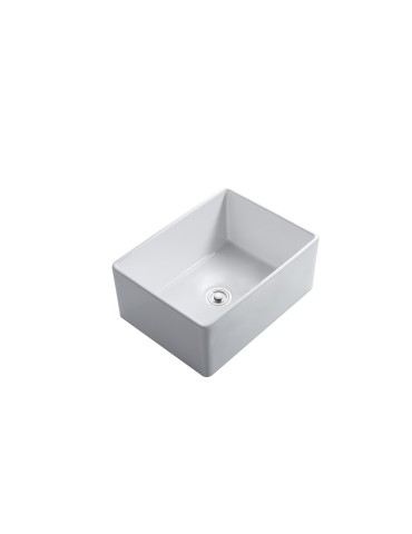 Balios, 24" Glossy White Porcelain Sink