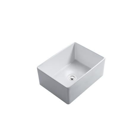 Balios, 24" Glossy White Porcelain Sink