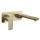 Hades, gold and matte black basin faucet