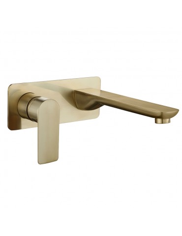 Hades, gold and matte black basin faucet