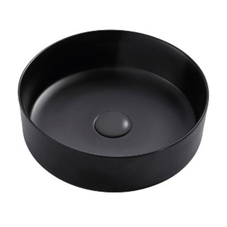 Epona 14" Round Basin with black finish