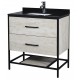 Bali 35.5 '' Mo Oak, Floating vanity