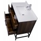 Titus 32'', Tess Cherry, Freestanding Vanity with White Countertop